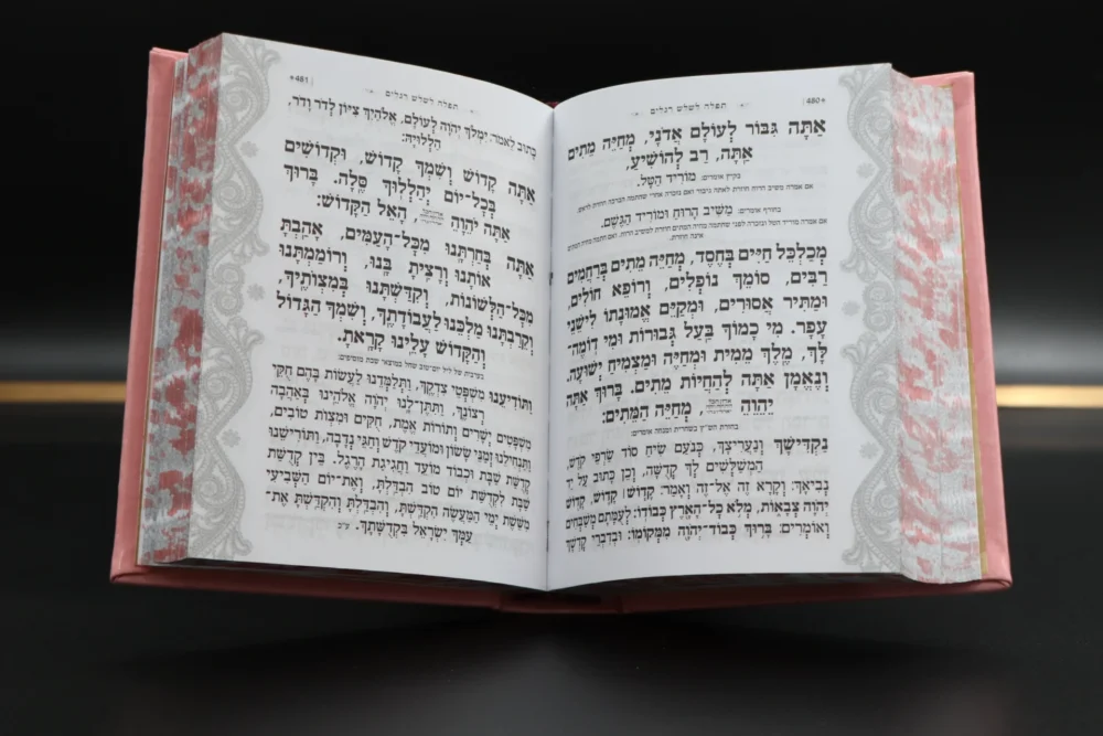 Alternative view of סידור מהודר לאישה 'הודו להשם' ורוד כותל