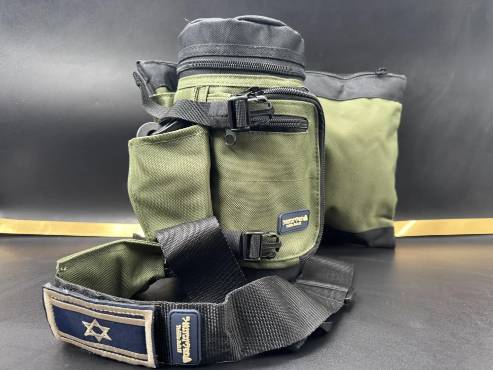 תפידנית בית אל ירוק זית כולל פאצ מגן דוד