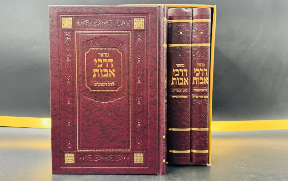 Alternative view of סט מחזורים "דרכי אבות" נוסח יהודי מרוקו חום