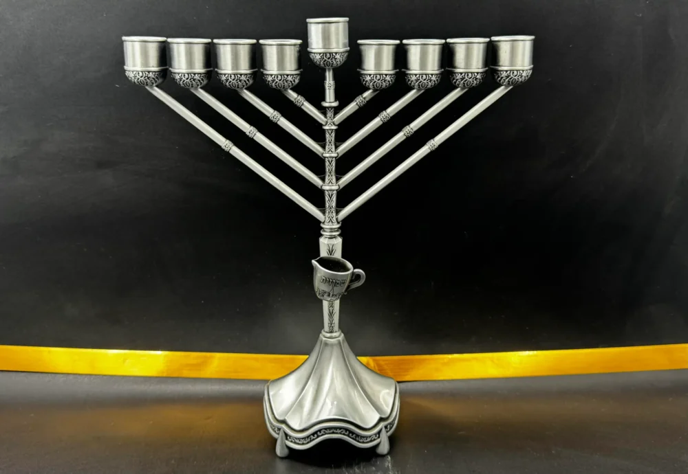 חנוכיית מיני מוכספת 30 ס"מ