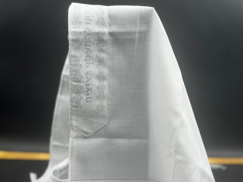 טלית חלאקה לילדים בגיל 3- צבע כסף