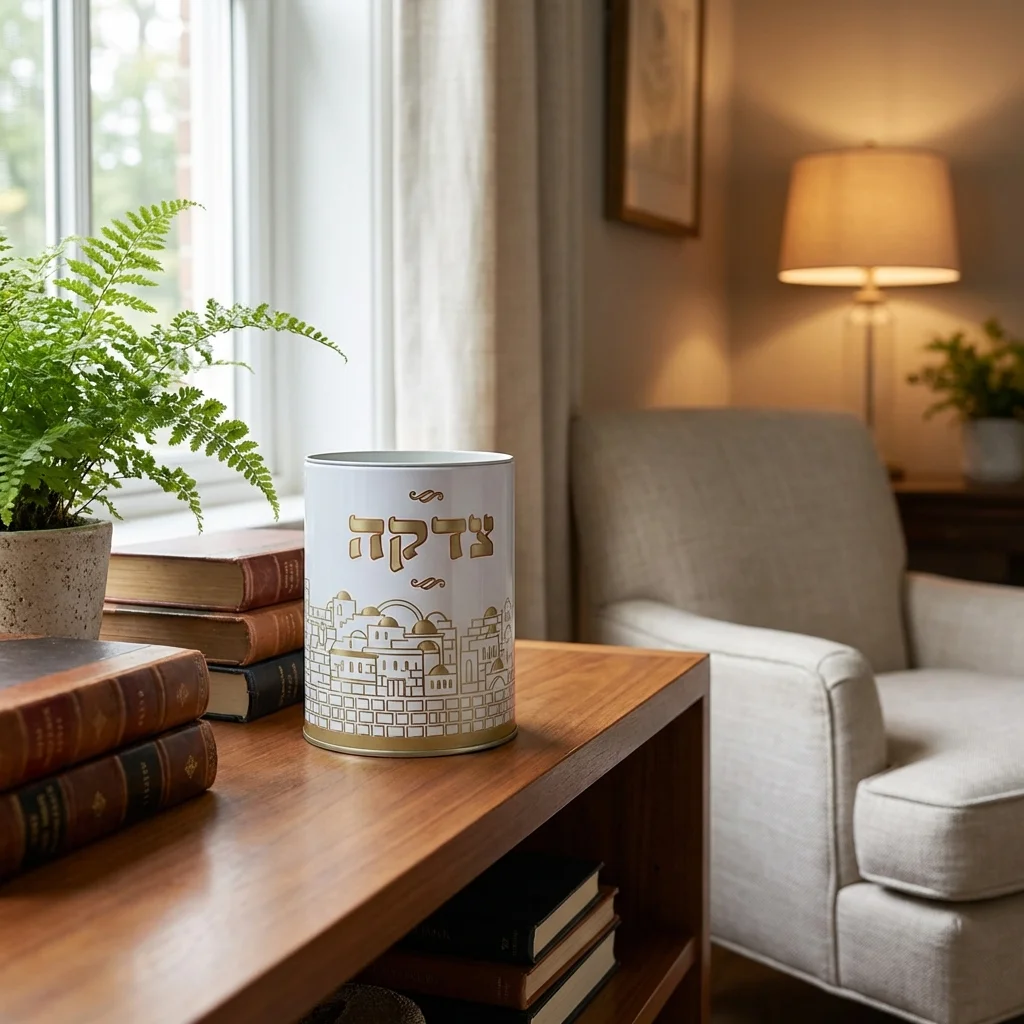 קופת צדקה פח מהודרת ירושלים – תמונה 2
